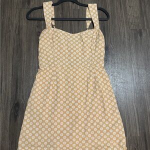 Abercrombie & Fitch Yellow Floral Mini Dress